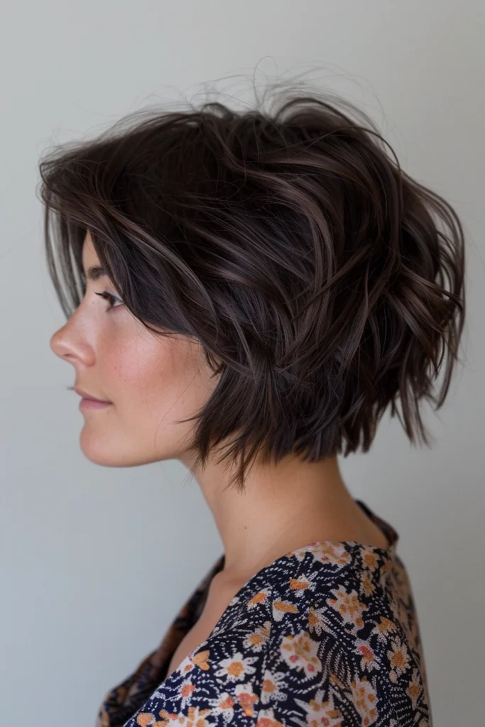 Defined Layers Bold ⁣Long Pixie