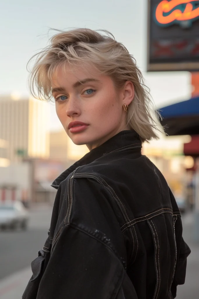 Trendiest ⁣Shullet Hairstyle Ideas to Inspire Your Next Haircut - Icy Blonde Shullet