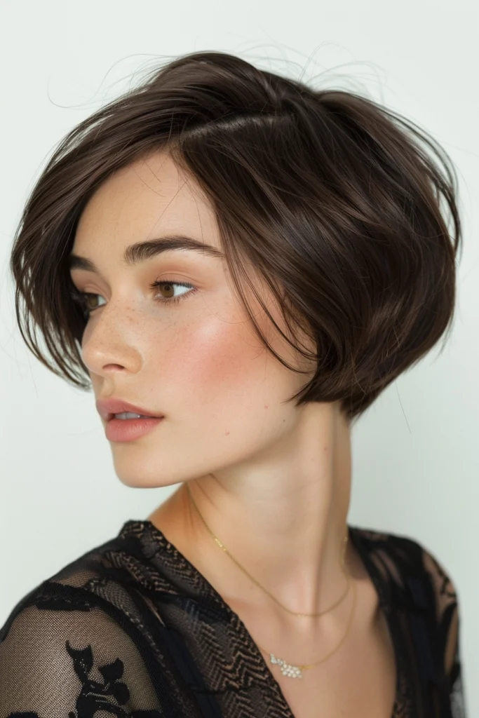 Softly Layered Long Pixie