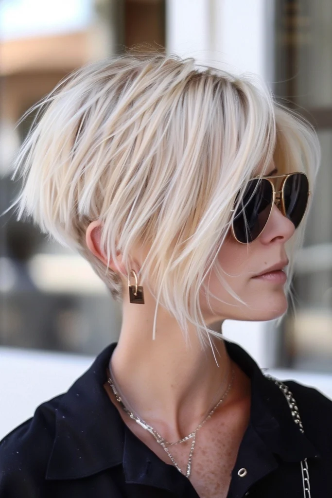 V Cut Layers Long⁢ Pixie