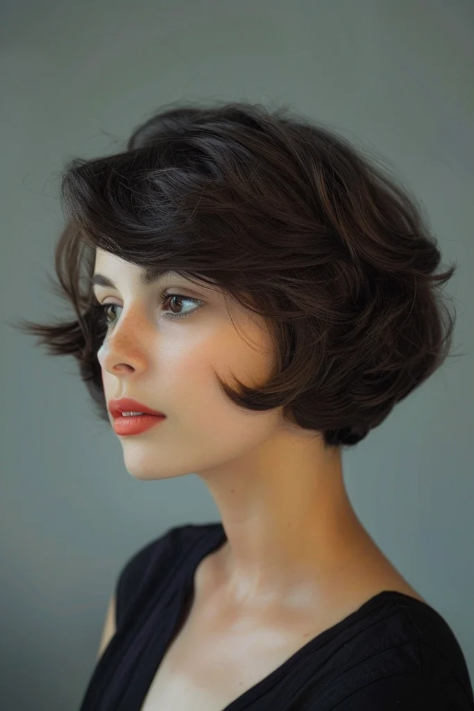 Vintage Style Long Pixie