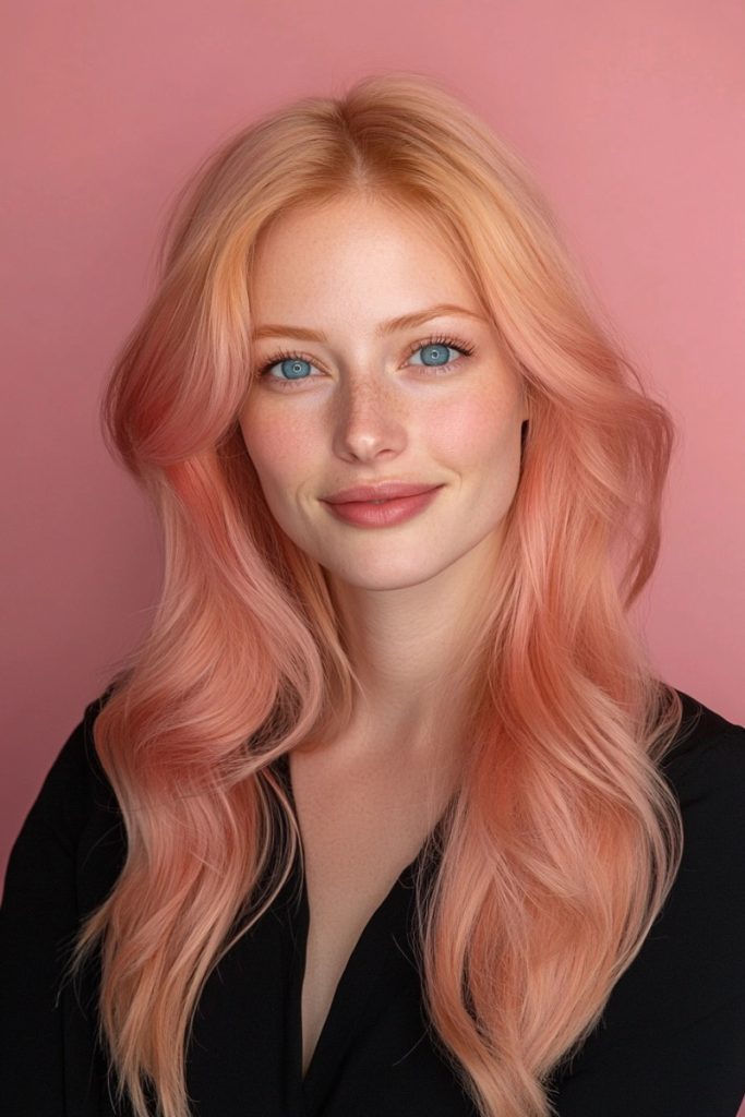 22 ⁣Creative Hair Colors for Long Hair‍ You’ll Actually ⁢Want to Try - hair colors for long hair blush