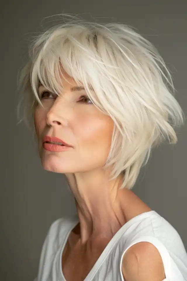 Trendy Short stacked ⁢Bob Haircuts For Women Over 50 - short stacked ‍bob for women over 50