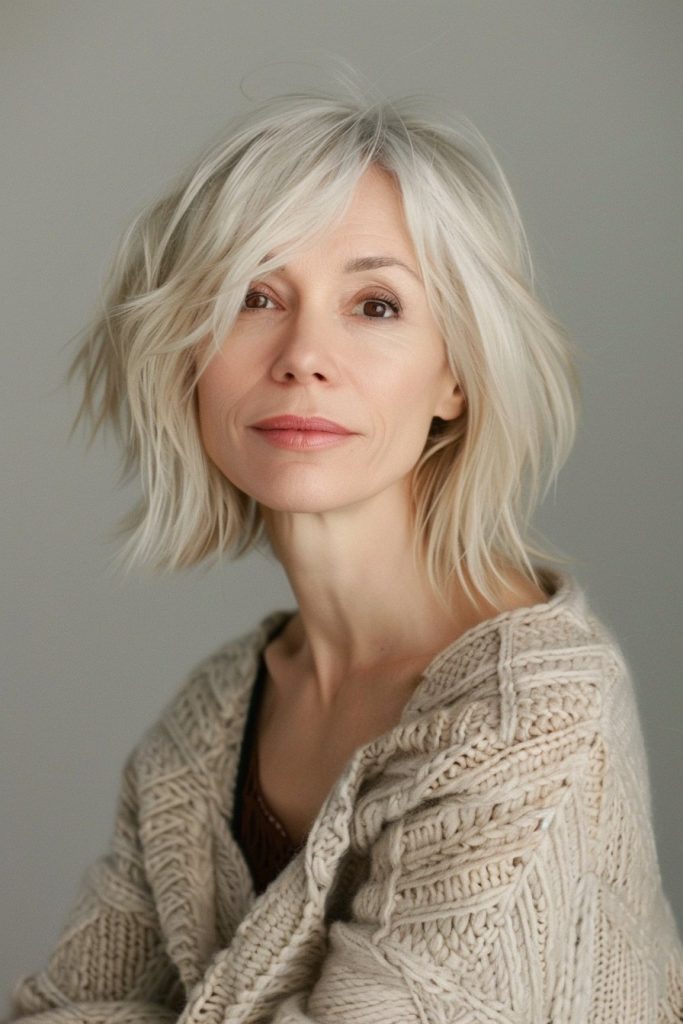 Trendy Short Stacked Bob Haircuts For Women Over 50 -‍ short stacked bob haircut over 50 ‍19