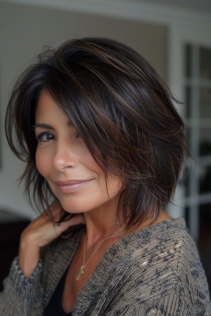 Trendy Short Stacked Bob Haircuts For Women Over 50 - short stacked bob haircut over 50 2