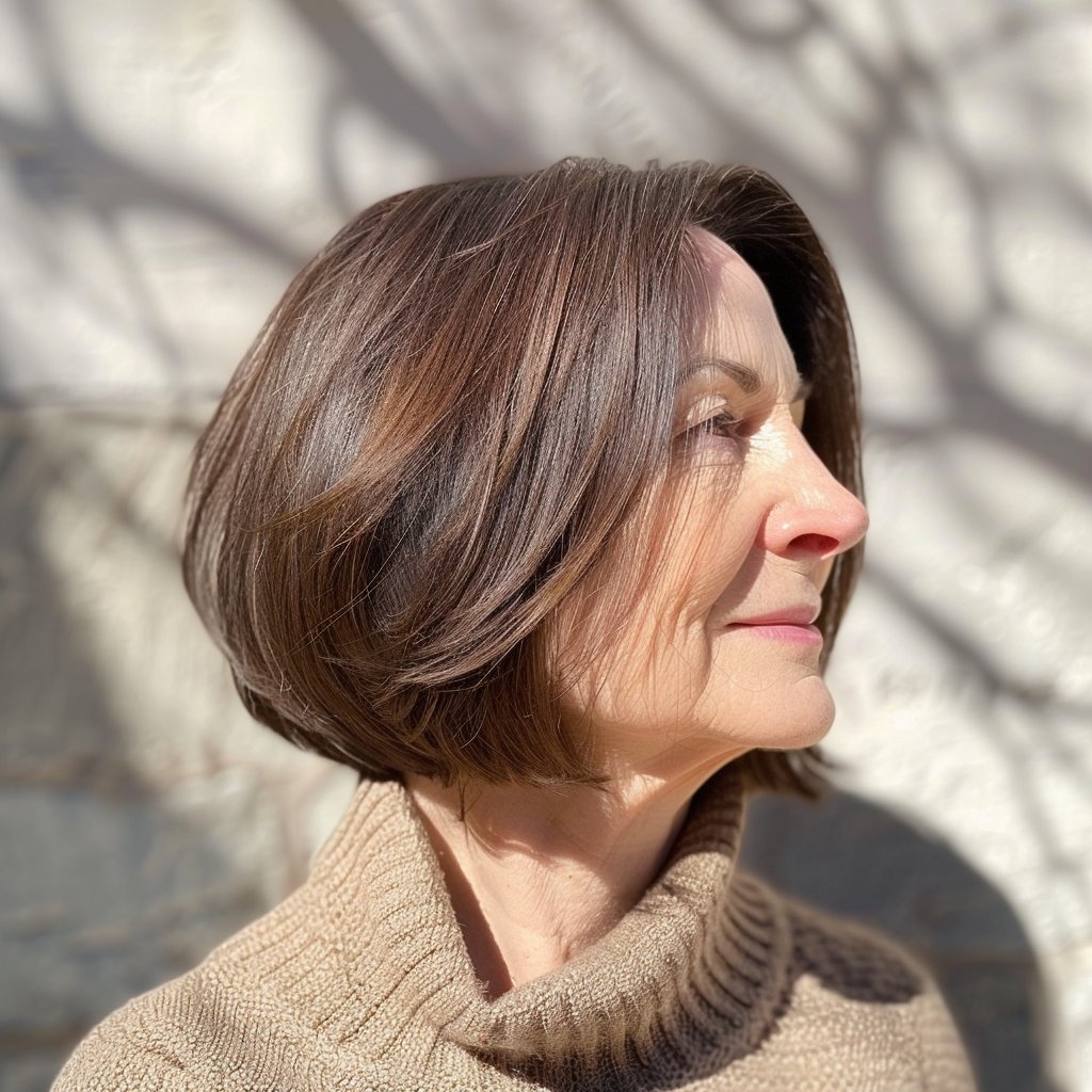 Trendy Short ‌Stacked‍ Bob Haircuts For Women Over 50 - short stacked⁣ bob haircut over 50 ⁢7